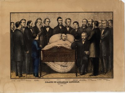 Death of Abraham Lincoln, 15th April 1865 by Edmund Burke Kellogg
